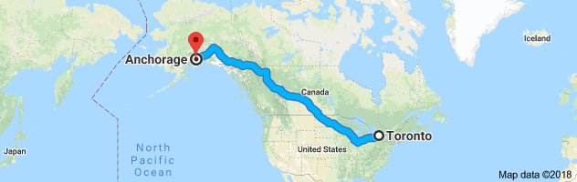 shipping from Ontario to Alaska