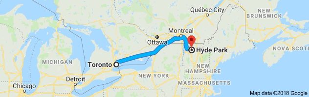 shipping from Ontario to Vermont